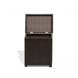 Tango Rattan Garden Storage Box - Java Brown