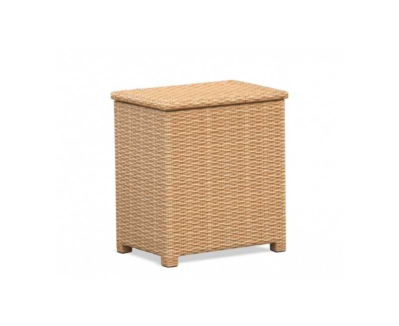 Tango Rattan Garden Storage Box - Honey Wicker