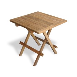 Ashdown Teak Square Folding Picnic Table