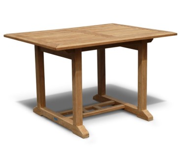 Hilgrove 4ft Rectangular Teak Outdoor Table – 1.2m