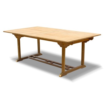 Dorchester Extending Outdoor Dining Table, Double-Leaf – 2 - 3m 2