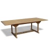 Dorchester Teak Extendable Outdoor Table, Double-Leaf – 1.8-2.4m