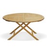 Suffolk 5ft Round Folding Outdoor Dining Table – 1.5m