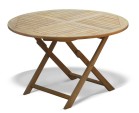Suffolk 4ft Round Folding Garden Table – 1.2m
