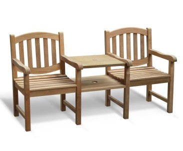 Ascot Vista Teak Companion Seat 2