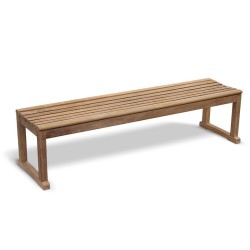 Westminster Teak Backless Garden Bench – 1.8m