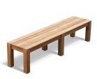 Chichester Teak Outdoor Backless Bench – 2m