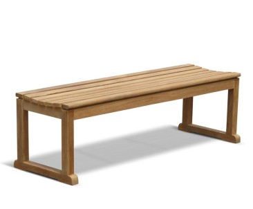 Westminster Teak Backless Garden Bench – 1.5m