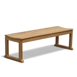 Westminster Teak Backless Garden Bench – 1.5m