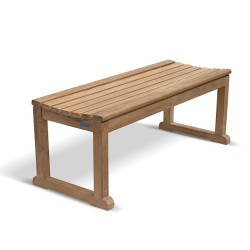 Westminster Teak Backless Garden Bench – 1.2m