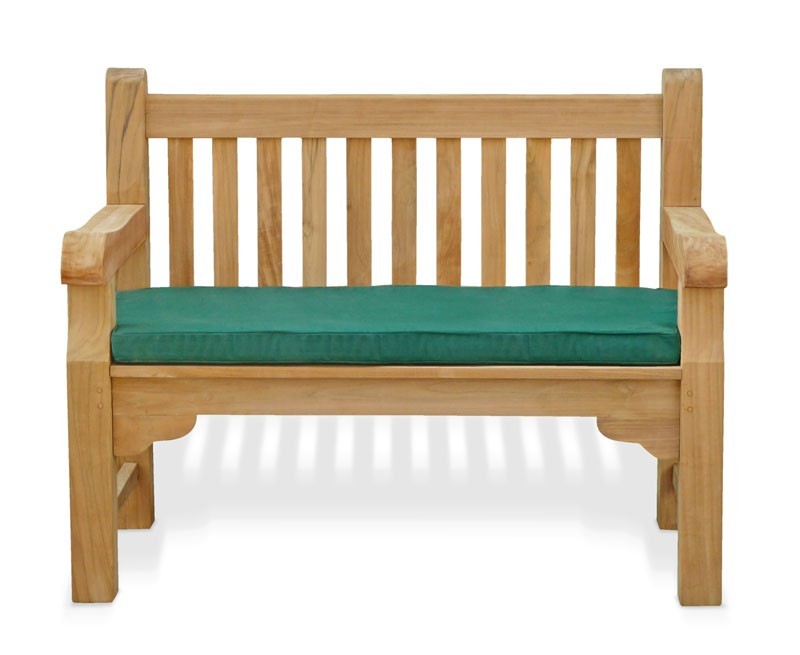 sturdy teak park bench