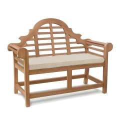 teak lutyens bench cushion