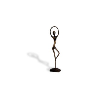 Small Ballerina Brass Ornament