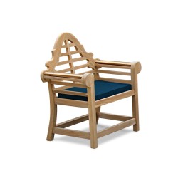 Lutyens Garden Armchair Cushion, Patio Furniture Cushion