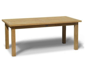 Balmoral Teak 6ft Large Rectangular Garden Table – 1.8m 2