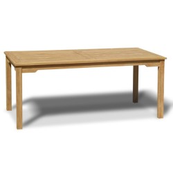 Sandringham Teak Outdoor Rectangular Dining Table – 1.8m