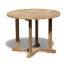 Canfield Teak Round Dining Table – 1m