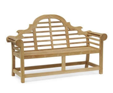 Lutyens-Style Bench, Teak – 1.65m 2