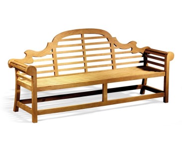 Lutyens-Style Bench, Teak – 2.25m 2