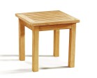 Square Side Table, Outdoor Occasional Table, Teak