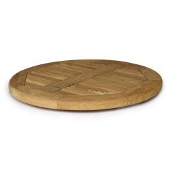 Large Lazy Susan, Teak – 0.6m