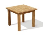 Balmoral Teak Chunky Square Garden Table – 0.9m