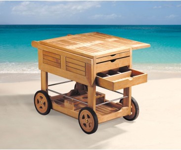 Drinks Trolley, Teak Wood 2