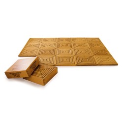 Patterned Teak Decking Tiles 1.0sqm - 4pcs