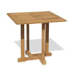 Canfield Small Teak Square Garden Table – 0.8m