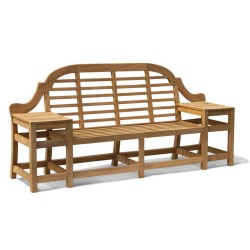 Cheltenham Teak Decorative Outdoor Bench – 2.27m