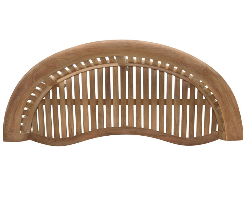 outdoor banana bench