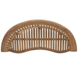 outdoor banana bench