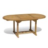 Brompton Bijou Extendable Teak Table, Single-Leaf – 1.2 - 1.8m