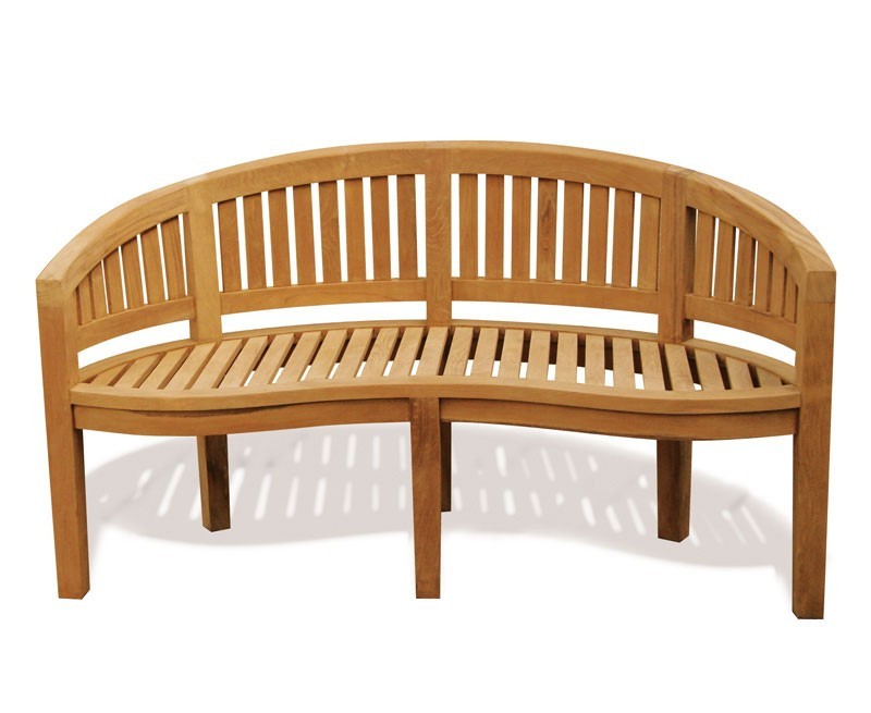 Teak Banana Bench