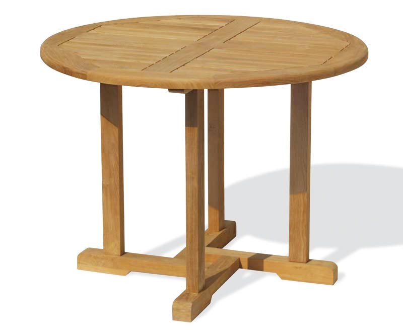 Pedestal shop patio table