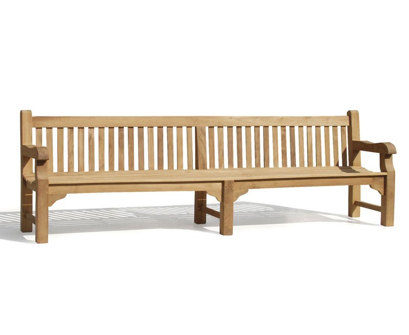 Balmoral Large Sturdy Park Public Bench – 3m Balmoral Large Sturdy Park Public Bench – 3m