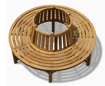 Teak Circular Garden Tree Seat – 1.8m 2