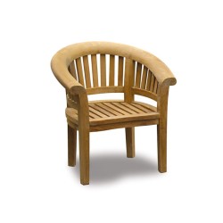 Deluxe Banana Chair, Wooden Garden Tub Chair