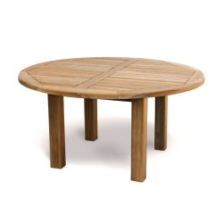 Titan 5ft Teak Round Outdoor Table – 1.5m
