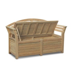 wooden outdoor Storage Bench 1.65m