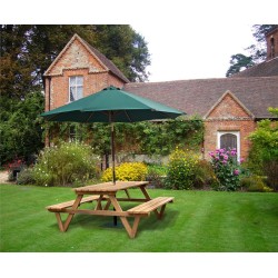 Luxury 6ft Picnic Bench, Teak Wood Pub Table – 1.8m