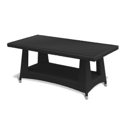 outdoor rattan wicker coffee table