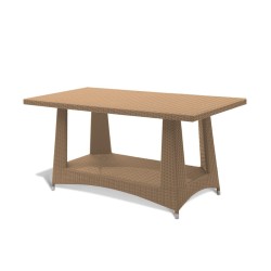 Riviera Rattan Rectangular Dining Table – 0.8 x 1.6m