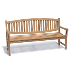Ascot 4 Seater Teak Garden Bench – 1.8m