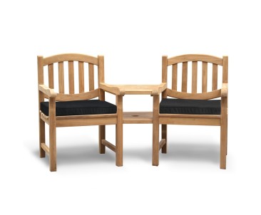 Ascot Teak Companion Seat, Jack and Jill Seat 2