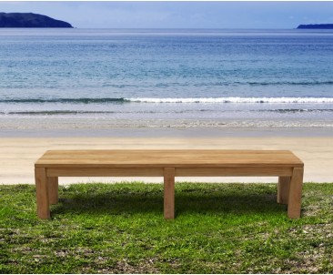 Chichester Teak Outdoor Backless Bench – 2m 2