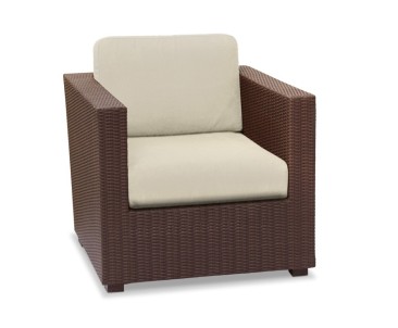 Riviera Outdoor Rattan Armchair, Wicker Sofa Chair