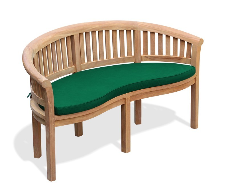 Wimbledon teak cheap banana bench