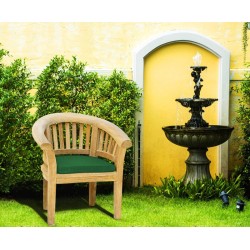 tub teak banana chair