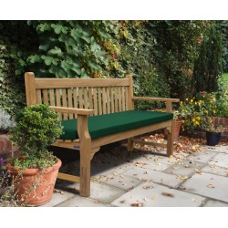 traditional teak garden outdoor bench 1.8m